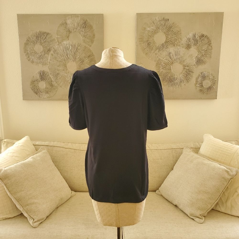 Style & Co Puff-Sleeve Top sz Lg - Picture 6 of 11